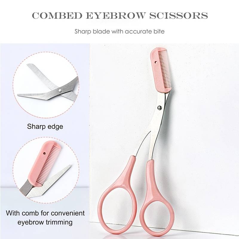 STAINLESS EYEBROW TRIMMER SET
